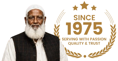 Since 1975 — Maqsiid Ahmed Shaikh, Founder
