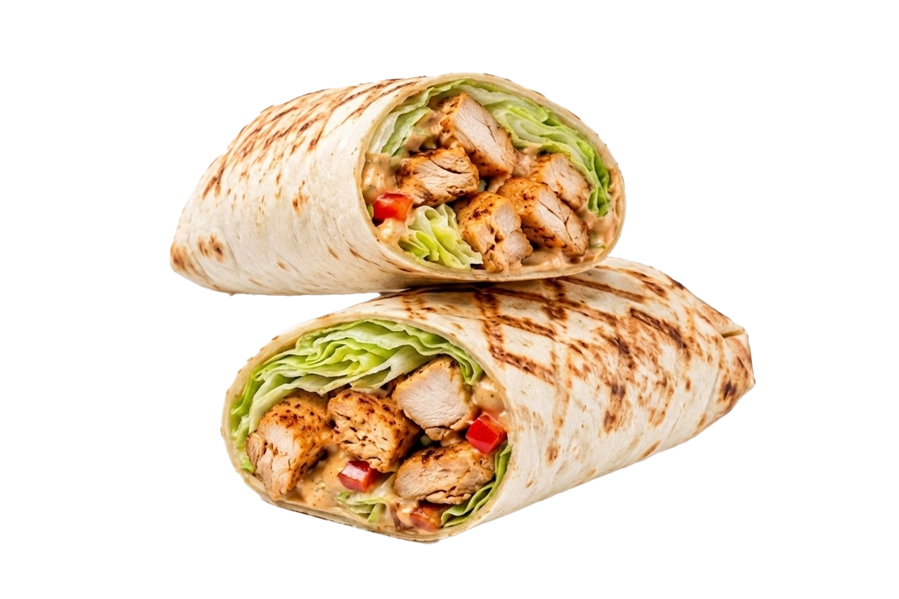Tandoori Chicken Tikka Roll (roti)